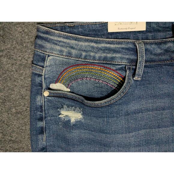 Judy Blue Straight Leg Jeans Womens Plus Size 24W Denim - Picture 9 of 10